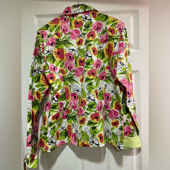 Keren Hart Floral Jacket size L - Picture 2 of 3